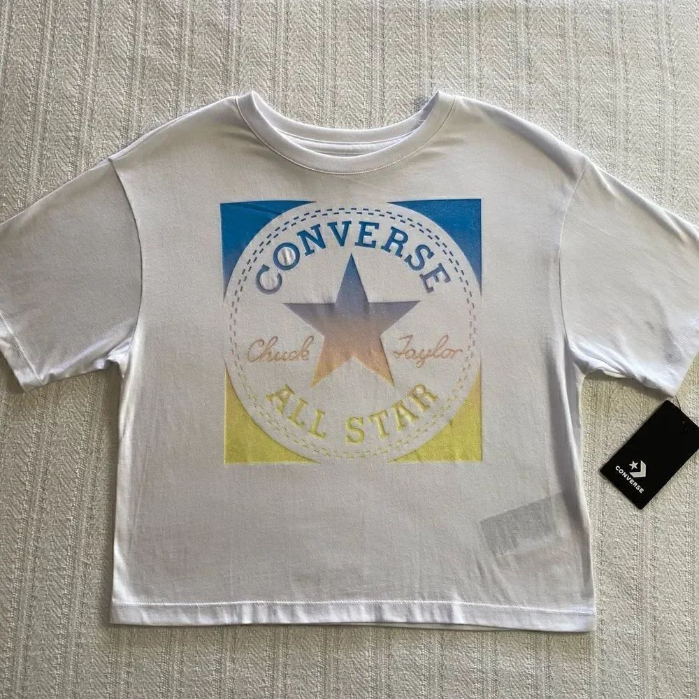CONVERSE GIRLS LARGE TSHIRT 